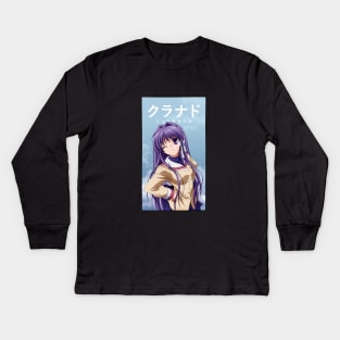 Clannad Kyou Fujibayashi Kids Long Sleeve T-Shirt